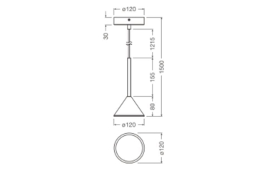 Ledvance Decor Fuji 1XPendant 5W 930 