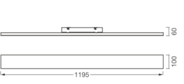 Ledvance Planon Frameless 1200x100mm 30W 