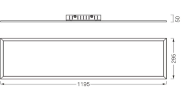 Ledvance Planon Plus 1200x300mm 40W 830 