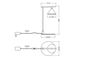 Ledvance Decor Fuji Table 5W 930 Black 