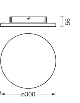 Ledvance Planon Frameless Round 300mm 