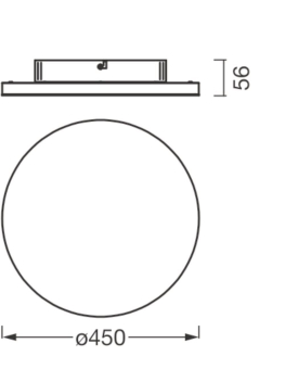Ledvance Planon Frameless Round 450mm 