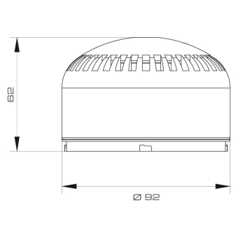 GROTHE Kombileuchte LED Modul blau 