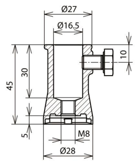 DEHN Befestigungsbuchse           106126 