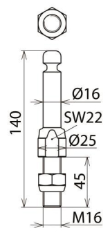 Dehn 790261 EFP 16  EFP 16 RN M16 45 SSM 