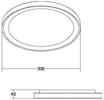 BRUM Anbauleu. Sunny 30W weiß   12208073 