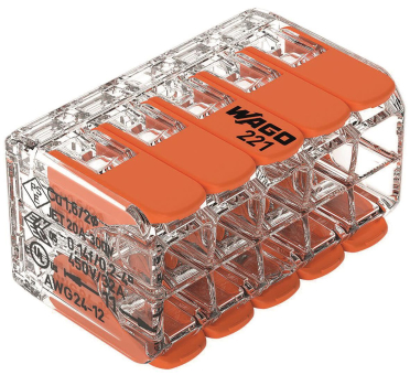 WAGO 221-420 Verbindungsklemme m.Hebeln 