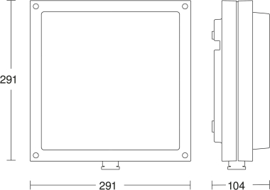 STEIN Hausnummernleuchte L690 IP44 IK07 