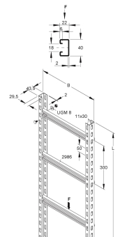 Niedax Steigetrasse      STUC 45/203/3 S 