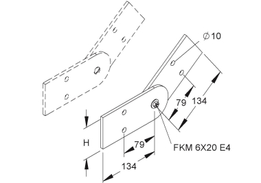 Niedax GFK-Gelenkverbinder       ULGV 80 