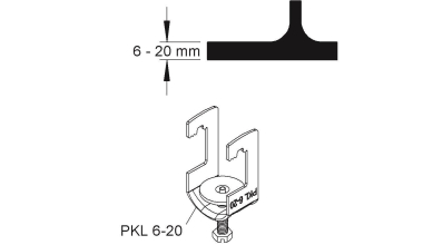 NIED Profilklammer               PKL6-20 