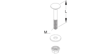 Niedax Flachru.kopf-        FLDM 6X45 E3 