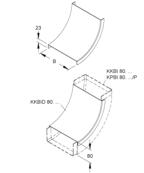 Niedax KKBID80.100 GFK-     KKBID 80.100 