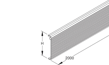 NIED GK-Deckel, kanneliert,    GDAR 78 N 