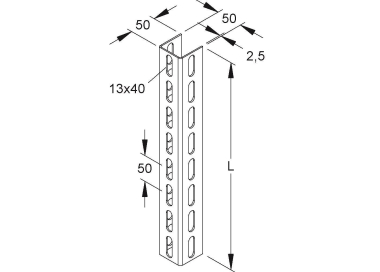 NIED U-Profil                U5050/3000F 