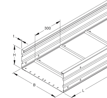 NIED Weitspannkabelrinnen  WRU 200.300 F 