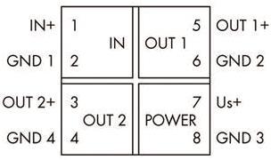 WAGO 857-423 Trennverstärker,Strom-und 