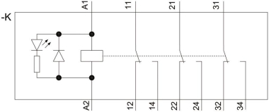 Siemens LZS:PT3A5L24 Steckrelais Kompl.- 