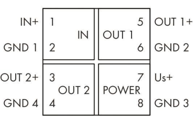 WAGO 857-423 Trennverstärker,Strom-und 