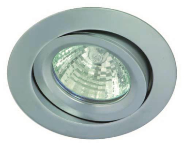 RUTEC Einbaustrahler Chrom matt ALU55489 