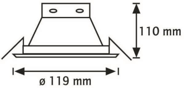 RUTEC Halogen Einbaustra. GU5,3   R55893 