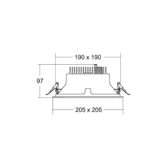 Brumberg LED-Einbaudownlight    40644174 