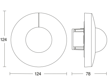 STEIN BEWEGUNGSMELDER IS 3360-R COM1 DE 