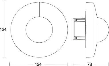 STEIN IR-Bewegungsmelder IS 3360-R COM1 