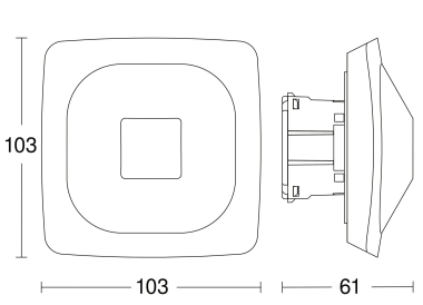 Steinel  PRAESENZMELDER HF 360-2 COM1 DE 