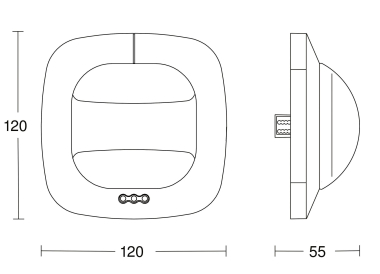 STEIN PRAESENZMELDER DUAL HF KNX 079505 