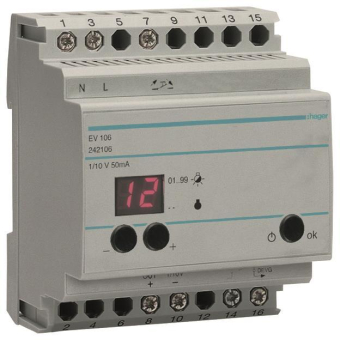 Hager Fernsteuergerät 1-10V        EV106 