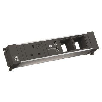 Bachmann Power Frame 1xUK 1xUSB 916.0516 
