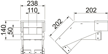 OBO BSKH09-VF0511 Vertikalbogen fallend 