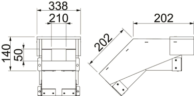 OBO BSKH09-VF0521 Vertikalbogen fallend 
