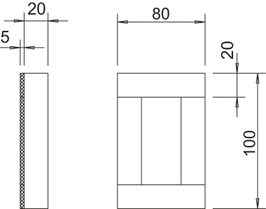OBO BSKP03-E0406 Endstück f.BSKP03-K0406 