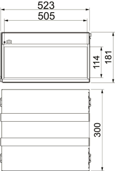 OBO PMB 150-4 A2 Brandschutzbox 