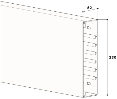 GGK FB Geräteeinbaukanal      FB60X230GR 