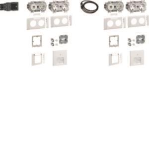 Hager 2Arbeitsplätze je 3Std+USB GAPSET2 