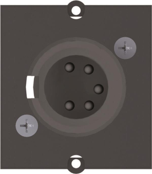 Bachmann Rahmen XLR 5pol Buchse  917.101 