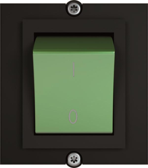 Bachmann Rahmen 1xSchalter 2pol  917.135 