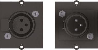 Bachmann Rahmen 1xXLR 3pol       917.024 