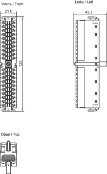 Siemens 6ES73921AM001AB0 Frontstecker 