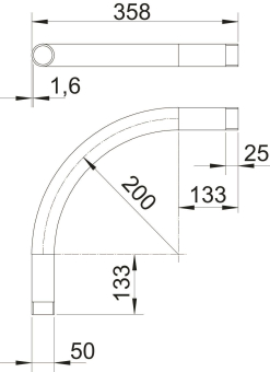 OBO SBNM50 FT Stapa Gewindebogen 