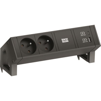 Bachmann DESK2 2xUTE 1xUSB A&C   902.980 