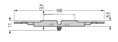 WAGO 221-2515 Befestigungsadapter mit 