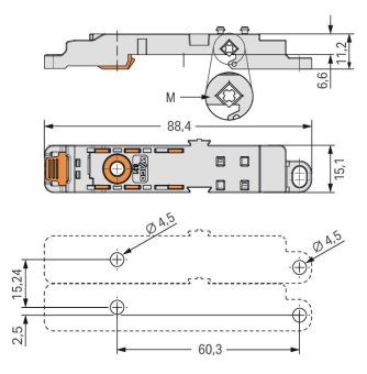WAGO 831-1038 Montageadapter,für TS 