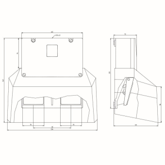 Siemens 3SE29321AA20 Fußtaster 2-pedalig 