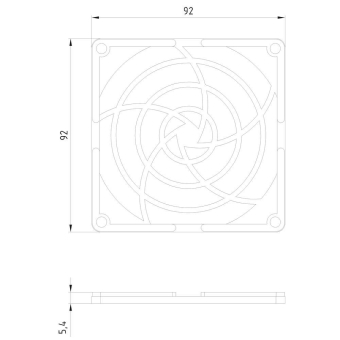 Siemens Lüfterabdeckung    3RW5985-0FC00 