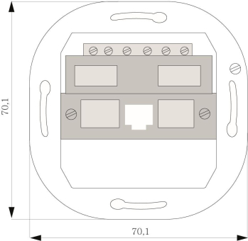 Siemens 5TG2406 Geräteeinsatz f.UAE- 