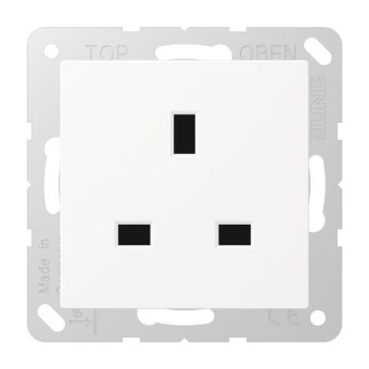 Jung Steckdose 13 A 250V      A 3521 WWM 